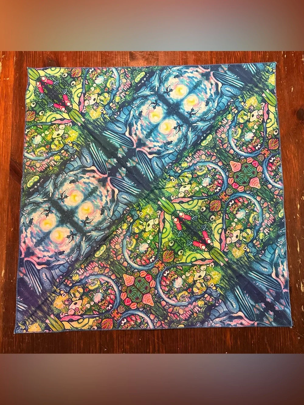 Set of five cloth napkins and hand towels